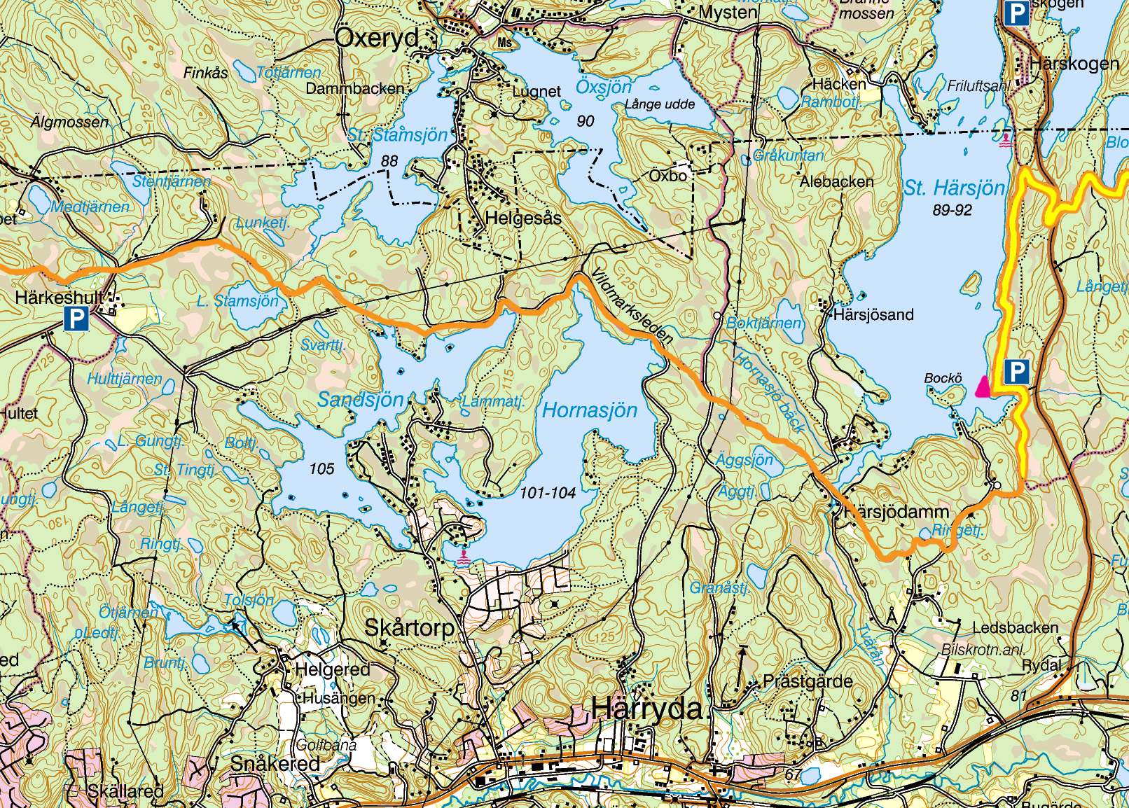 Karta Delsjön Göteborg | skinandscones